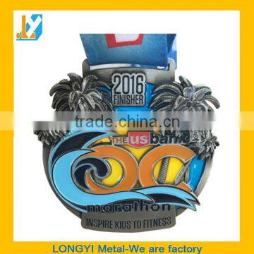 Custom 1/2 MARATHON FINISHER MEDAL WITH NECK RIBBON