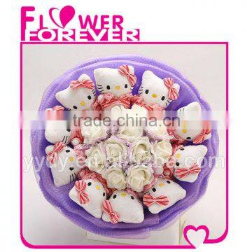 Wholeslae Kitty Flower Valentine Day Gift 2015
