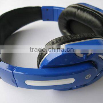 3.5mm super bass headbands stereo headset, handsfree with mic headphones