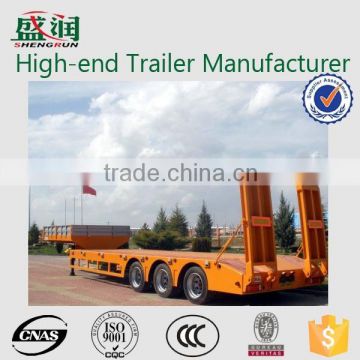 Best selling Transportion heavy machinery 60T-120T low bed semi trailer