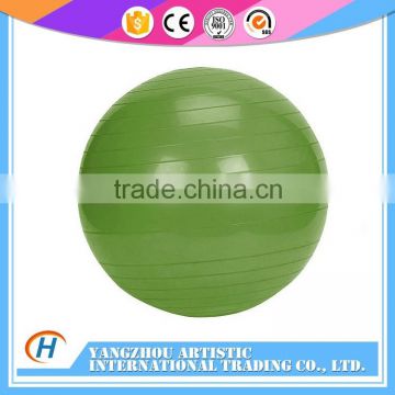 Wholesale Eco-friendly 55cm Green PVC Inflatable Yoga Ball Chair