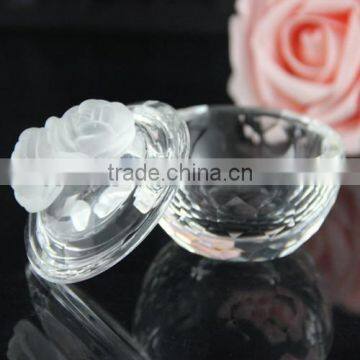 Flower Decorative Small Crystal Jewelry Box COM020