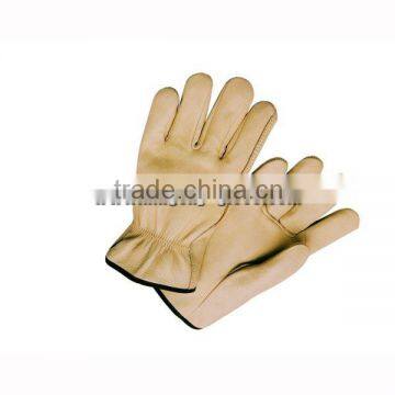 Cow grain leather driver glove working glove-9001