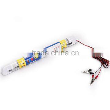 9W 12V SMD5730*18 LED T8 30cm LED Tube with 1.5m Wire and Clamps