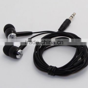 populalr in ear earbuds white&black wired earphones high quality factory price