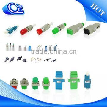 Fixed 10db Attenuator SC LC ST FC Fiber Optic Attenuator and adjustable fiber optic attenuator