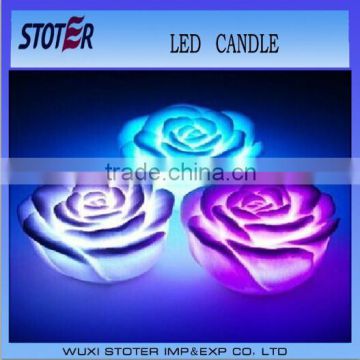 rose shape LED light candle