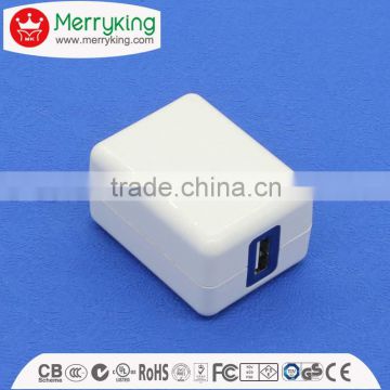 5v foldable wall charger/dual port charger for cellphone with CE FCC certificates