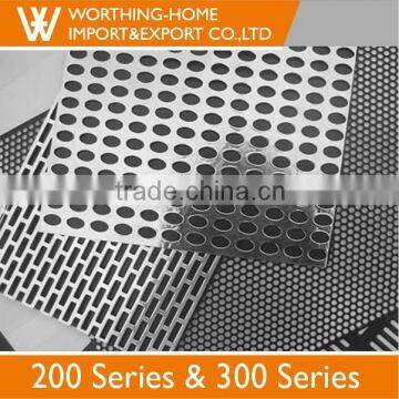 201 Cold Rolled Metal Round Hole Perforated Corrugated Stainless Steel Sheet photo-4