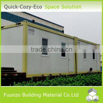 Fireproof Waterproof Prefab Flattop Mobile House with Equipment