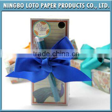 Note Block Memo Pad Holder with Pen