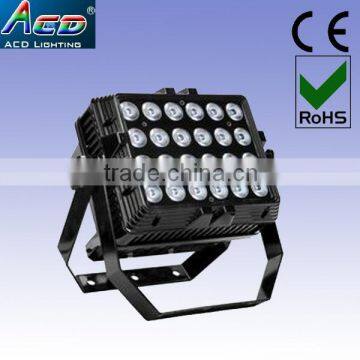 CE china manufacture quality warranty full color 24*3in1 RGB led wall washer lights