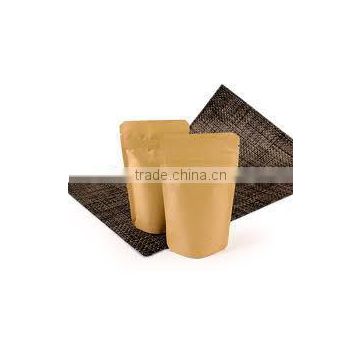 coffee craft paper stand up plastic bag