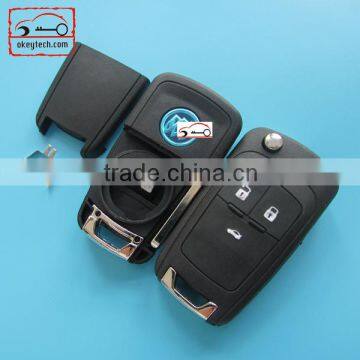 Hot Sale Buick Flip Remote Key Shell 3 Button Remote Flip Key Shell Key Covers for Buick Flip Key Blank Buick photo-2