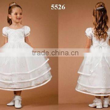 Girls silk lace white wholesale christening gowns