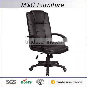 Cheap black nylon material swivel high back modern furniture