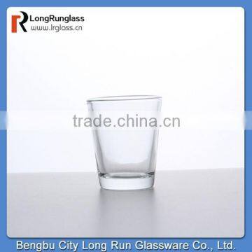 LongRun bengbu high quality unbreakable round heavy bottom wine glass