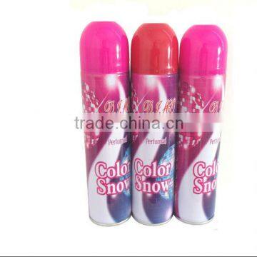 Hot sale artificial color spray snow party snow spray