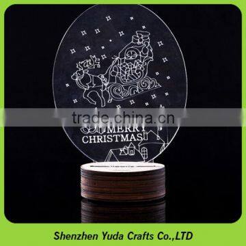 Factory Direct Selling High Quality Acrylic Small Night Light Christmas Lamp