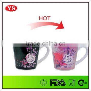 280 ml custom heat sensitive color changing magic mug