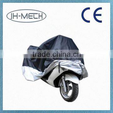 Black+silver Outdoor heavy duty motorcycle cover