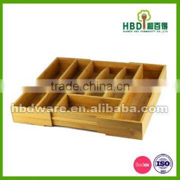 Bamboo kitchen cutlery tray,bamboo tray,wood tray wholesale