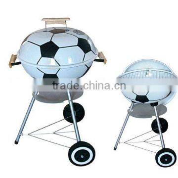 Football bbq grill