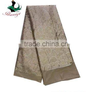 Haniye JLQ04-1/Beautiful Types of Tulle Lace African French Dress Net Lace Fabrics With Sequins photo-2