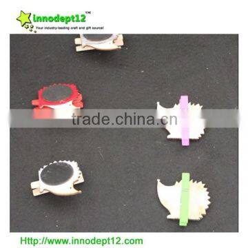 Non-woven Hedgehog Shape Wooden Clothes Peg photo-2