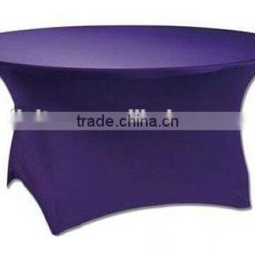 Spandex four way stretch round table cover