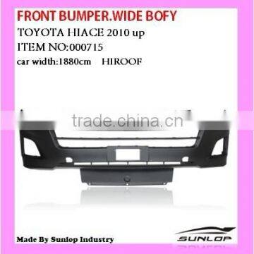 Front bumper for Toyota Hiace body parts 2010-2013 wide body