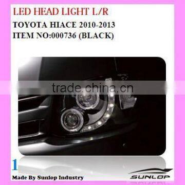 toyota hiace head lamps LED head light new model