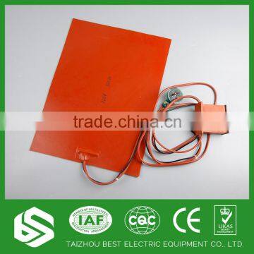 Custom flexible silicone rubber heater 110v 220w