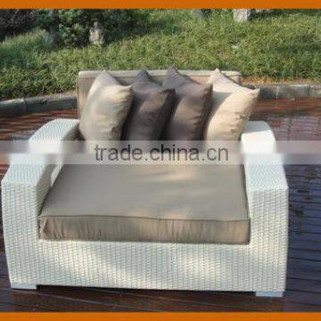 Luxury Single Rattan Sofa Garden