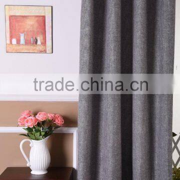 OEM design cheap quality linen curtain eyelet style curtains made in china