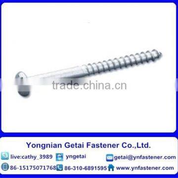 Self-Tapping screws with Slotted pan/round head,DIN933/931,with black /yellow zinc plated/blue white