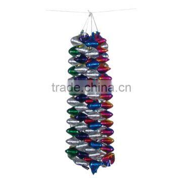 2016 Party supplies foil spiral hanging decoration