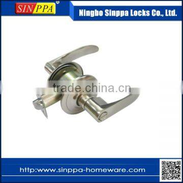 1008 Bedroom Safety Cylindrical Zinc Alloy Lever Handle Door Lock