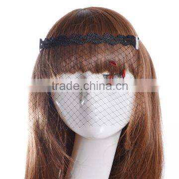 MYLOVE black sexy face mask women fabric accessory ML5061
