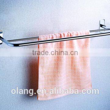 simple towel rail chrome plated double towel bar