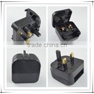Top selling  euro plug to uk bs5733 travel adapter