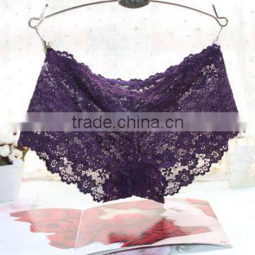 Full Lace Transparent Panties Girls Fancy Panties From China photo-5
