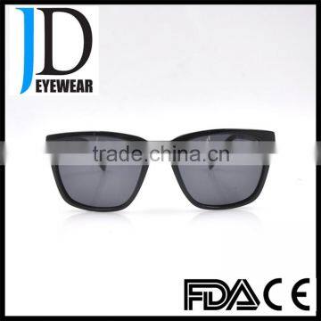 High quality acetate square frame black sun glasses for man