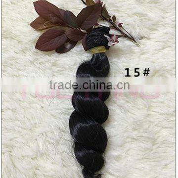 15*100cm Blue Curly Synthetic Hair Weave for Braiding photo-3
