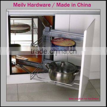 Made in China New Kitchen Hardware Fitting Lazy Susan Iron Chrome Swing Trays photo-3