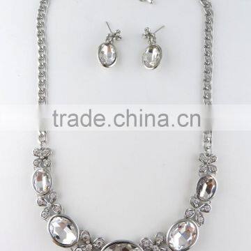 Latest design uncut diamond necklace sets