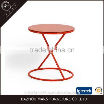 Wholesale metal small glass corner table for study