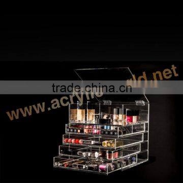 Acrylic Custom Acrylic Cosmetic Display Stand/acrylic Makeup Display Drawers photo-4