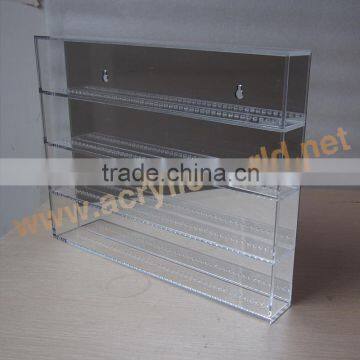 Acrylic LEGO display stand with mirror acrylic lego display rack