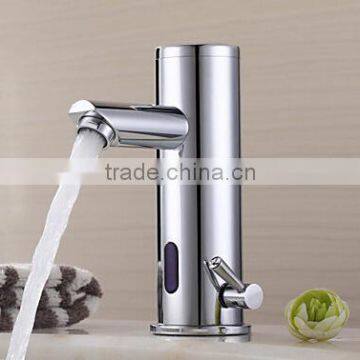 Deck Mount Whole Brass Body Washroom Automatic Faucet